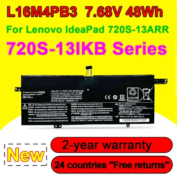 L16M4PB3 L16C4PB3 L16L4PB3 Аккумулятор для ноутбука Lenovo IdeaPad 720S-13ARR 720S-13IKB 720S-13IKBR Серии 7,68 V 48Wh 6217mAh
